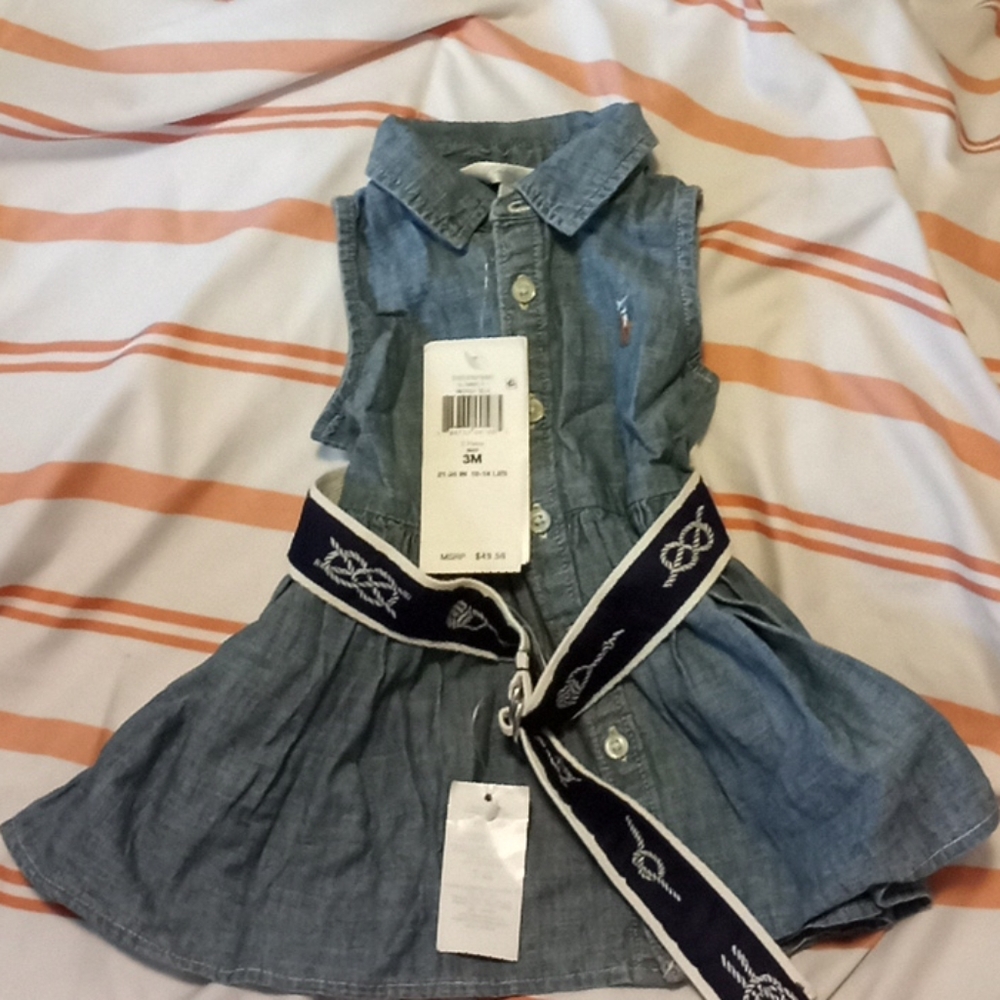Baby girl Polo jean dress